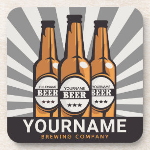 Dessous-de-verre Société de brasserie artisanale personnalisée