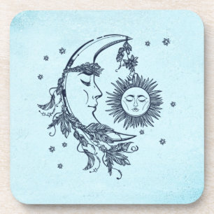 Dessous-de-verre Soleil et Lune