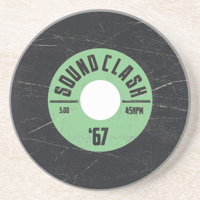 Dessous de verre Sound Clash Reggae/Ska Sandstone (Devant)