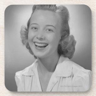 Dessous-de-verre Sourire de femme