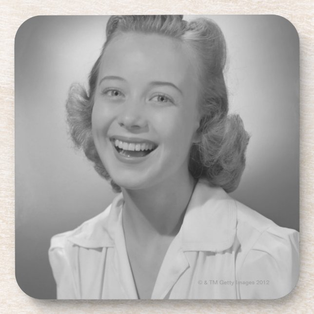 Dessous-de-verre Sourire de femme (Devant)