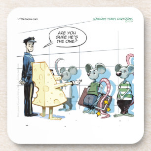 Dessous-de-verre Souris criminelles par Rick London Drôle