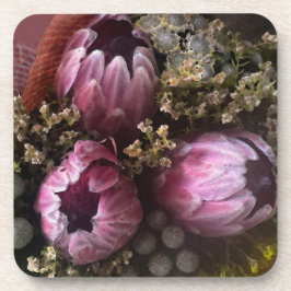 Dessous-de-verre Sous-tasses Bouquet de Protea
