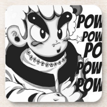 Sous-verres en plastique dur