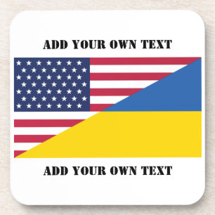Dessous-de-verre Soutien américain à l'Ukraine Thaillow Pillow