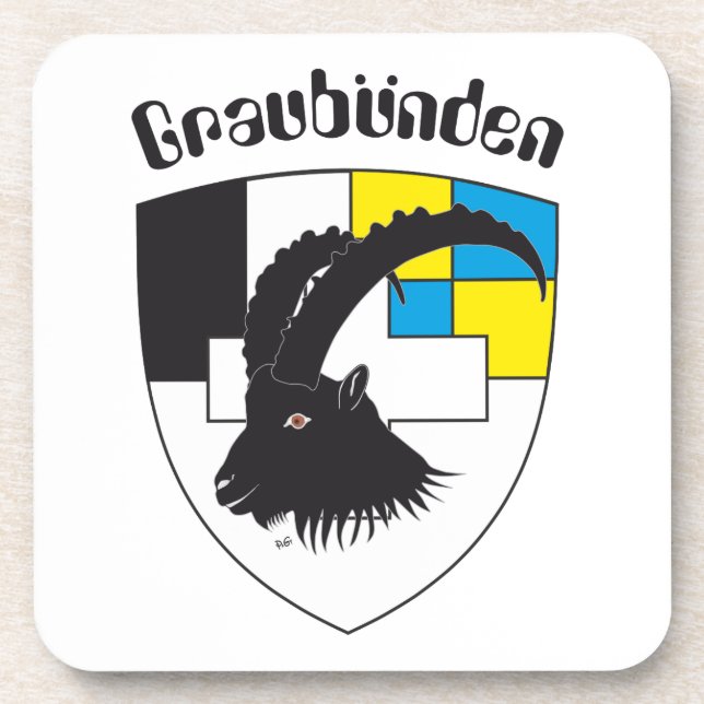 Dessous-de-verre Soutien aux Grisons (Devant)