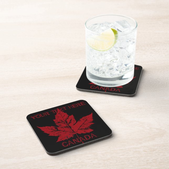 Dessous de verre Souvenir Canada Cool Personnalisé (Côté Droit)