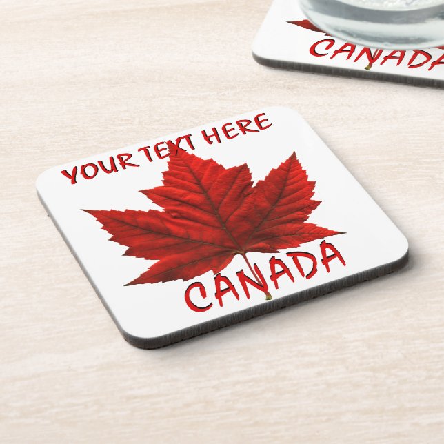 Dessous de verre souvenir Canada Dessous de verre  (Côté gauche)