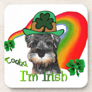 Dessous-de-verre St patrick Schnauzer miniature