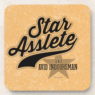 Dessous-de-verre Star Asslete (Avid Indoorsman)