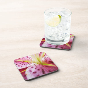 Dessous-de-verre Stargazer Lily brillant Magenta Floral