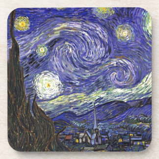 Dessous-de-verre Starry Night, Vincent Van Gogh.