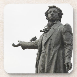 Dessous-de-verre Statue d'Alexandre Pouchkine, Saint-Pétersbourg