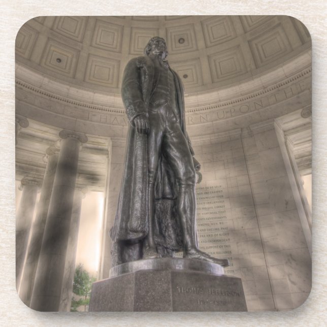 Dessous-de-verre Statue en bronze du mémorial Thomas Jefferson (Devant)