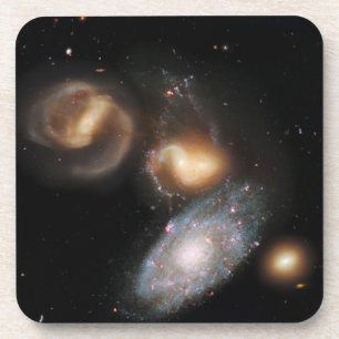 Dessous-de-verre Stephan's Quintet Galaxies