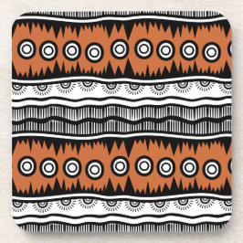 Dessous-de-verre Stripes de ton Brown du Géographie indienne