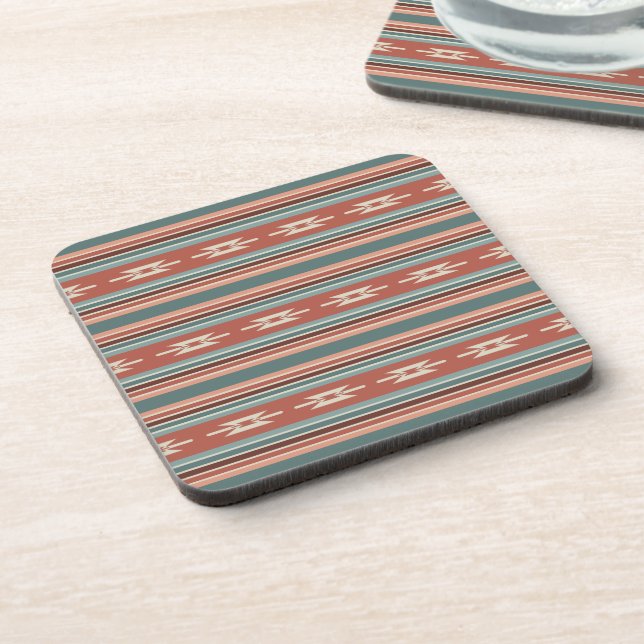 Dessous-de-verre Stripes Motifs du sud-ouest 2 (Côté gauche)