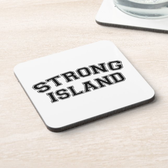 Dessous-de-verre Strong Island, NYC, États-Unis (Côté gauche)
