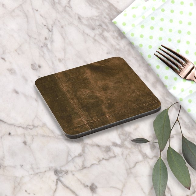 Dessous-de-verre Suede Seam Look en cuir (Créateur téléchargé)