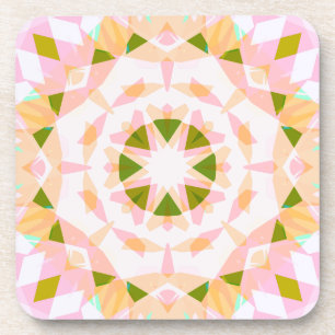 Dessous-de-verre Sugar Rose Printemps Green Star Dopamine Décor Art
