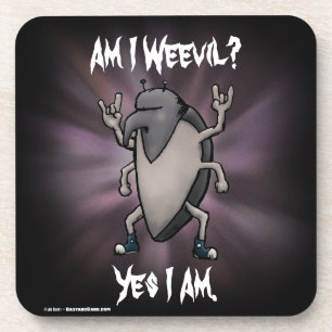 Dessous-de-verre Suis-je un cartoon heavy metal de charançon