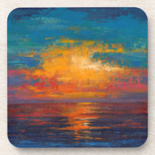 Dessous-de-verre Sun en bas d'II