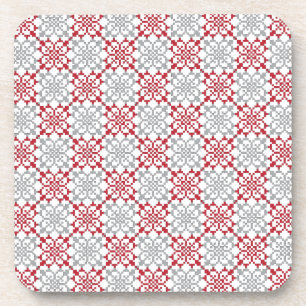 Dessous-de-verre SUN traditionnel letton motif géométrique III