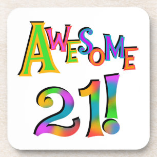 Dessous-de-verre Superbe 21 T-shirts et cadeaux d'anniversaire