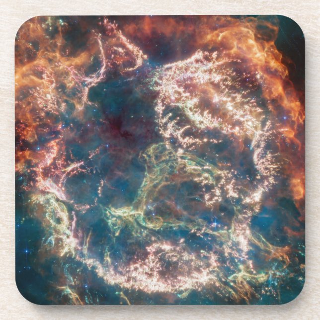 Dessous-de-verre Supernova Resnant Cassiopée A. (Devant)