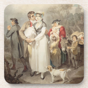 Dessous-de-verre Sur la route, 1799 (la semaine au-dessus des