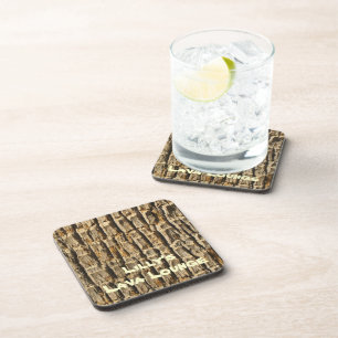 Dessous-de-verre Surfaces Cool_Palm Arbre Bark_Personnaliser