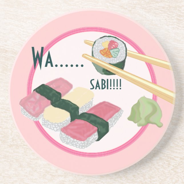 Dessous de verre Sushi Wasabi (Devant)