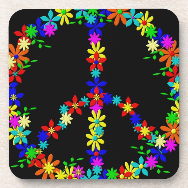 DESSOUS-DE-VERRE SYMBOLE DE LA PAIX (Devant)