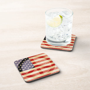 Dessous-de-verre Symbole de paix du drapeau patriotique