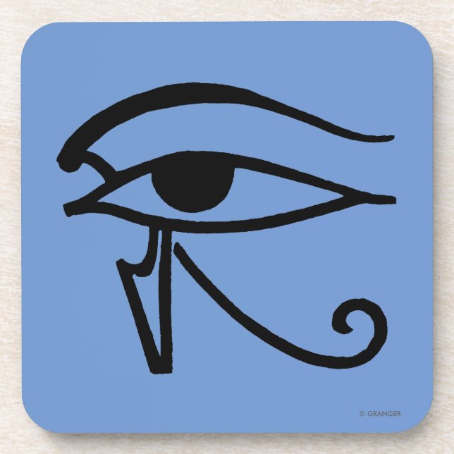 Dessous-de-verre Symbole égyptien : Utchat (Devant)
