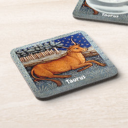 Dessous-de-verre Symbole Taurus Zodiac Bull fête d'anniversaire