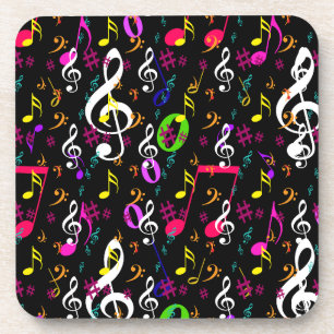 Dessous-de-verre Symboles musicaux Design Motif