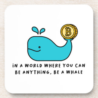 Dessous-de-verre T-shirt baleine Bitcoin