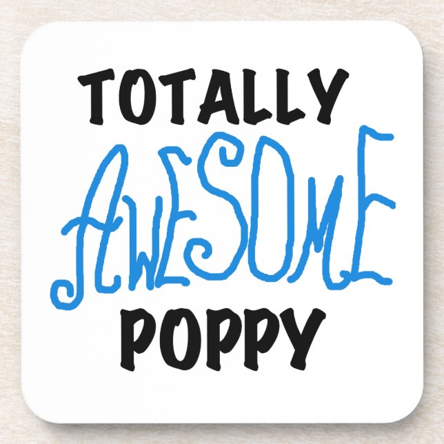 Dessous-de-verre T-shirts et GIfts Poppy absolument géniaux (Devant)