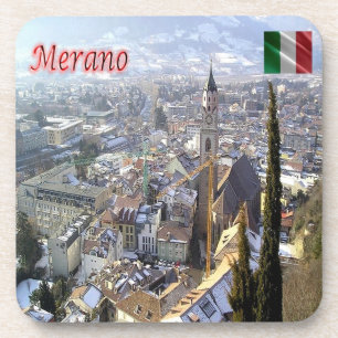 Dessous-de-verre TAA033 MERAN MERANO, Vue aérienne,