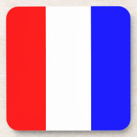 Tango rouge, blanc, bandes bleues
