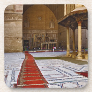 Dessous-de-verre Tapis de prières menant à la mosquée islamique,