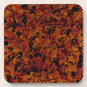 Dessous-de-verre Tapisserie de boisson abstraite Commotion No. 1
