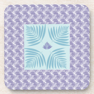 Dessous-de-verre Tapisserie de feuille de jungle tropicale | Botani