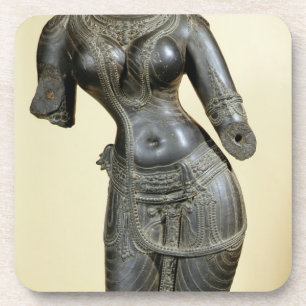 Dessous-de-verre Tara, Nalanda, le Bihar, dynastie de Pala (pierre)