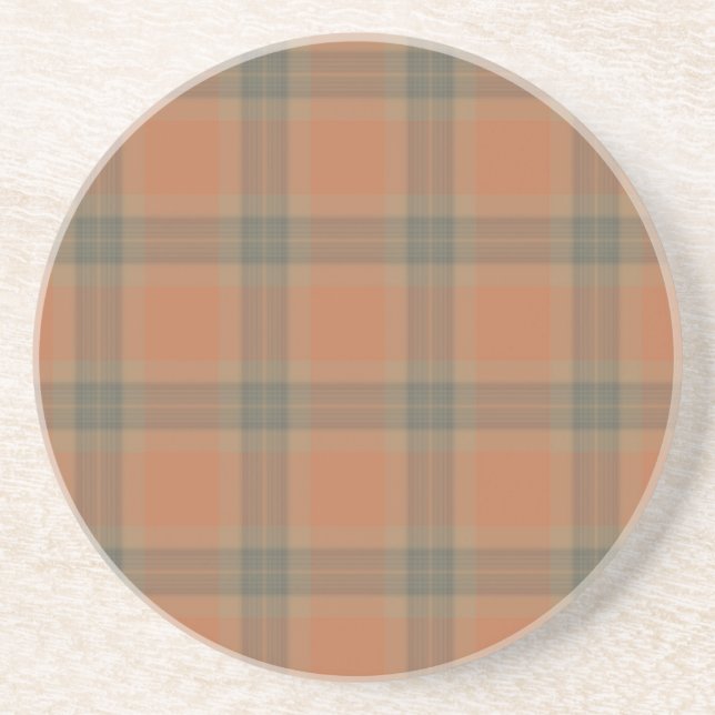 Dessous de verre Tartan crème (Devant)
