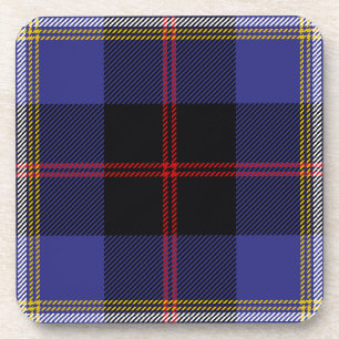 Dessous-de-verre Tartan Plaid de Clan Hill en Écosse