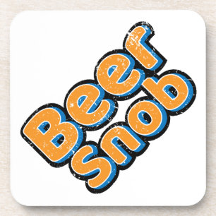 Dessous-de-verre Tasse de bière vintage Beer Snob