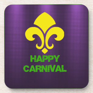 Dessous-de-verre Tasse heureuse de carnaval