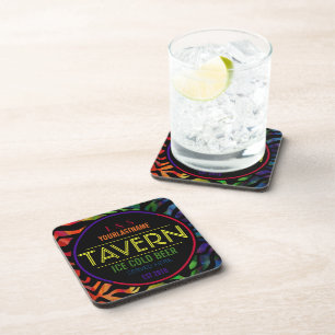 Dessous-de-verre Taverne personnalisée par couples drôles